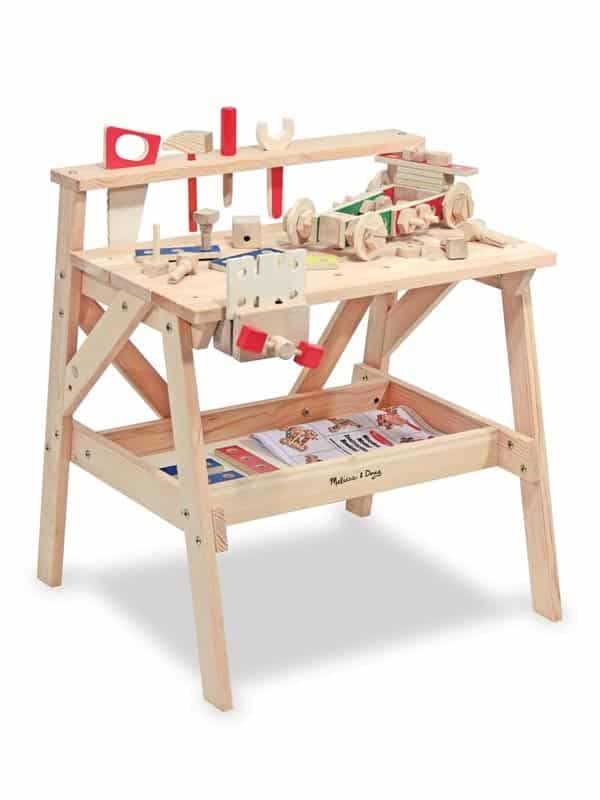 שולחן נגרים מעץ לילדים - מליסה ודאג