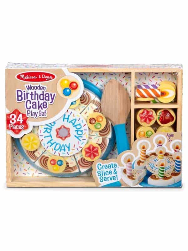 ערכה מעץ להכנת עוגת יומולדת מליסה ודאג