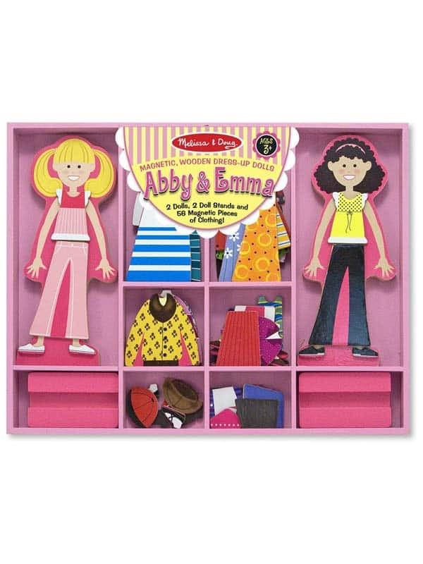 משחק הלבשה מגנטי abby amp; emma מליסה ודאג