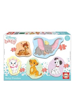 פאזל פעוטות - דיסני בע"ח (5 פאזלים)