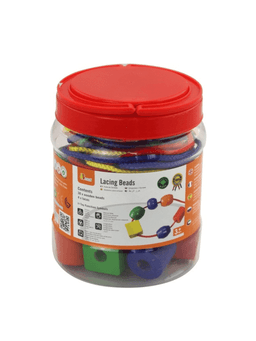 ויגה - חרוזים השחלות בצנצנת 90 יח'