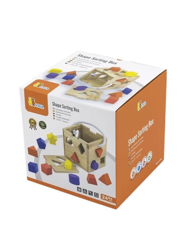 ויגה - קוביית עץ התאם צורה