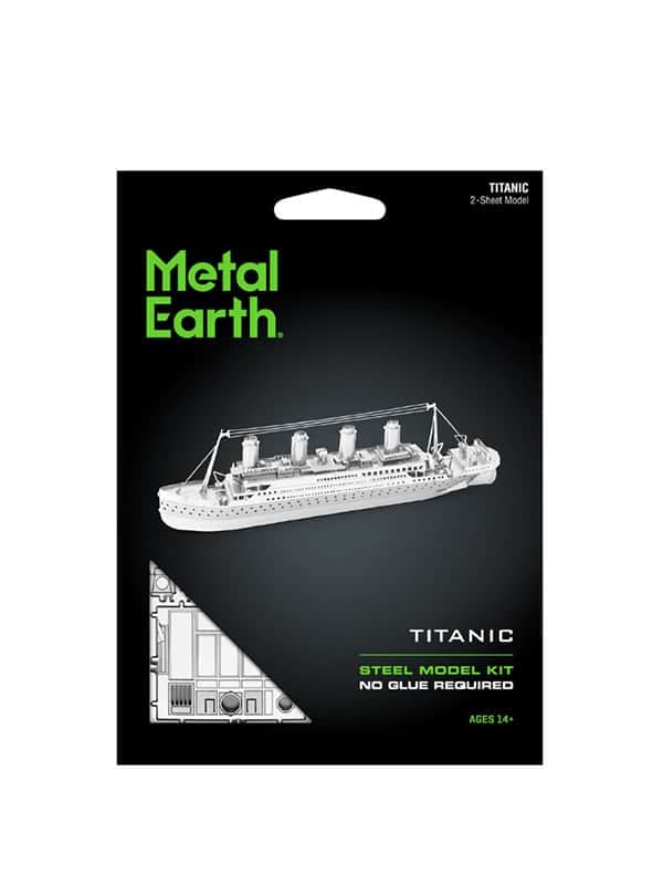 טיטאניק - מודל הרכבה ממתכת (earth metal)