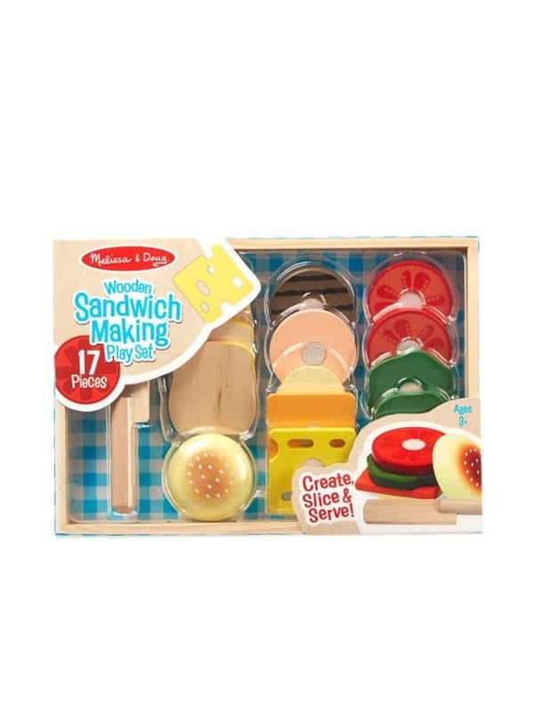 סט להכנת סנדוויצ'ים מעץ - מליסה ודאג