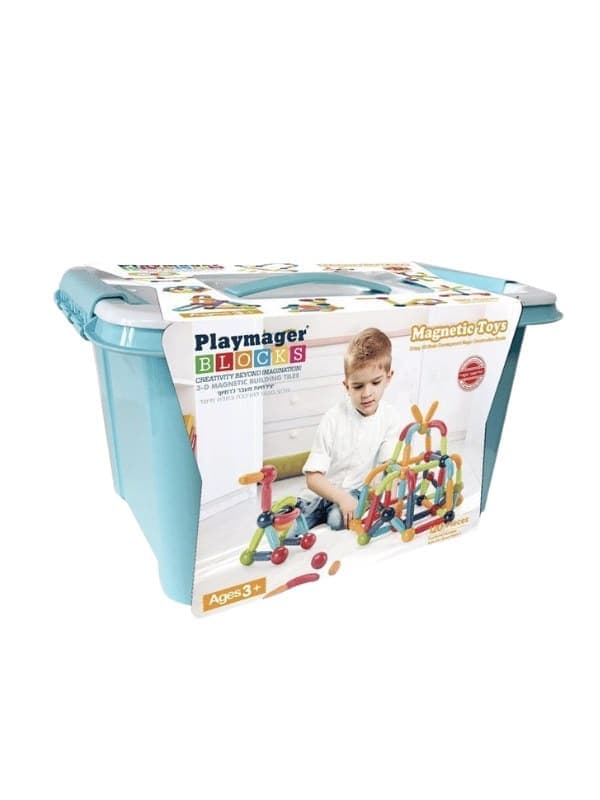 פליימאגר 120 מוטות וכדורים בקופסה - מקורי!