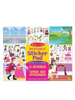 חוברת מדבקות ארמון נסיכות - מליסה ודאג