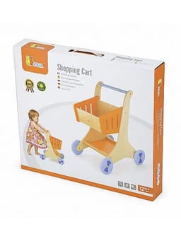ויגה - עגלת קניות מעץ