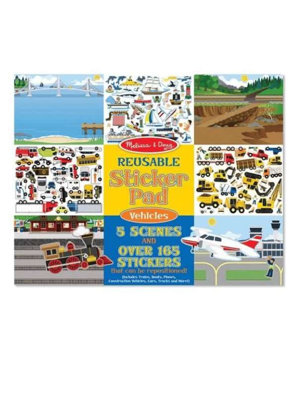 חוברת מדבקות כלי רכב - מליסה ודאג