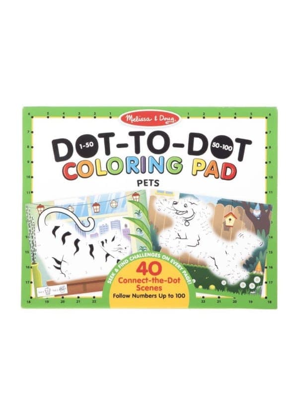 חוברת חבר את הנקודות - חיות מחמד מליסה ודאג