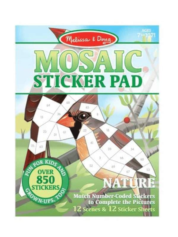 חוברת מדבקות מוזאיקה - טבע מליסה ודאג