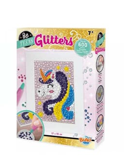 ערכת יצירה בפסיפס נוצץ - חד קרן