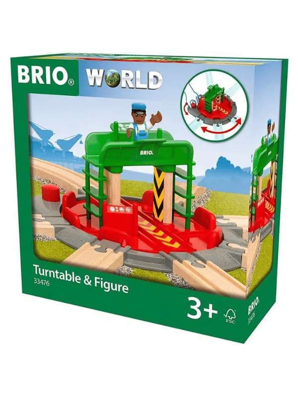 מסוף רכבת עם 7 מסלולים שונים ודמות 33476 - בריו