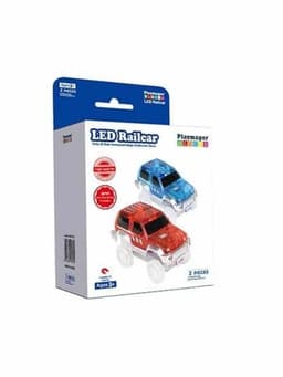 פליימאגר 2 מכוניות תאורת לד מקורי!