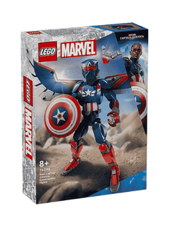 לגו מארוול 76296 - הדמות החדשה של קפטן אמריקה