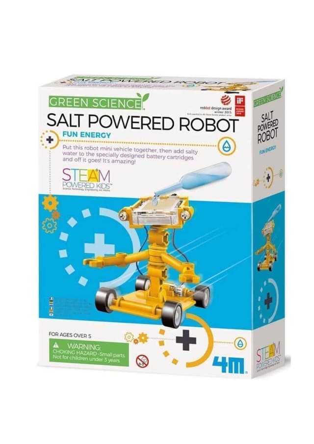 מדע ירוק - רובוט מונע במי מלח (4M)