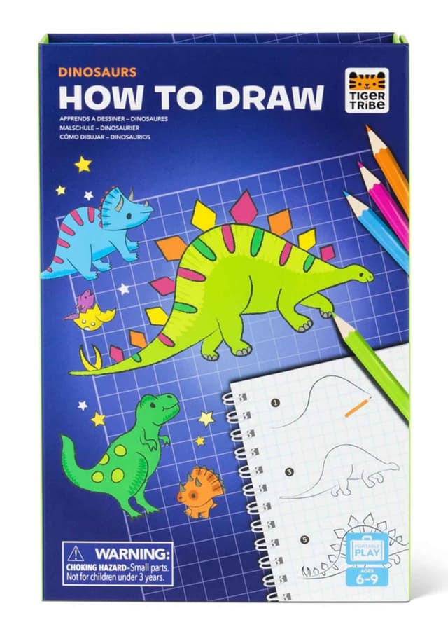 איך לצייר דינוזאורים - Tiger Tribe