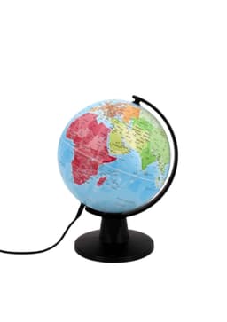 מיני גלובוס מדיני עברית מאיר - 16 ס"מ