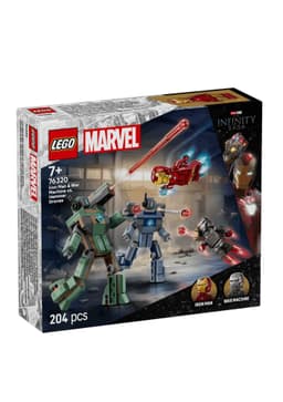 לגו מארוול 76320 - איירון מן ומכונת מלחמה נגד רובוטי האמר