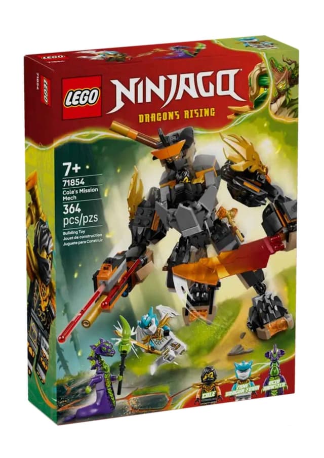 לגו נינג'גו 71854 - רובוט המשימה של קול ודרגון זאין