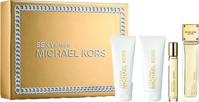 סט סקסי אמבר א.ד.פ + תחליב גוף + גל רחצה + א.ד.פ SET SEXY AMBER EDP 100ML+BSG 100+BL 100+EDP 10ML