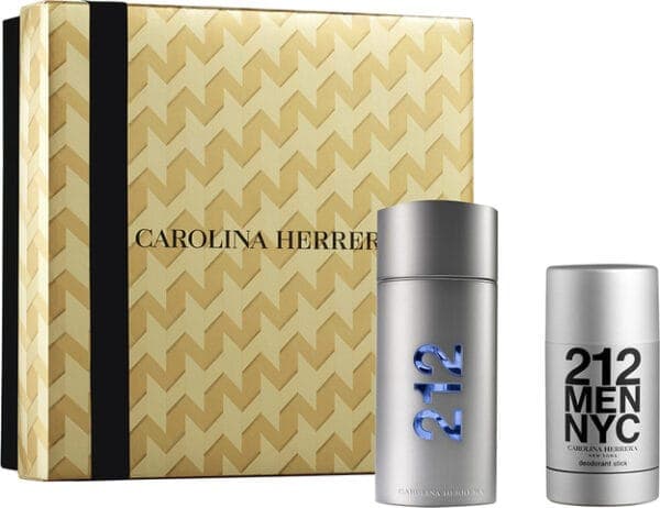 קרולינה הררה 212 אדט + דאודורנט סטיק לגבר CAROLINA HERRERA 212 EDT 100ML + DEODORANT 75ML
