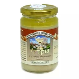 חמאת שקד מקולף 300 גרם שקד לי חברת ירושלים לשומשום
