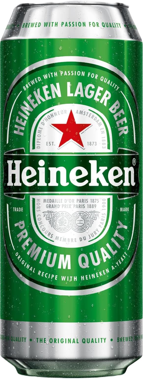 בירה הייניקן פחית 0.5