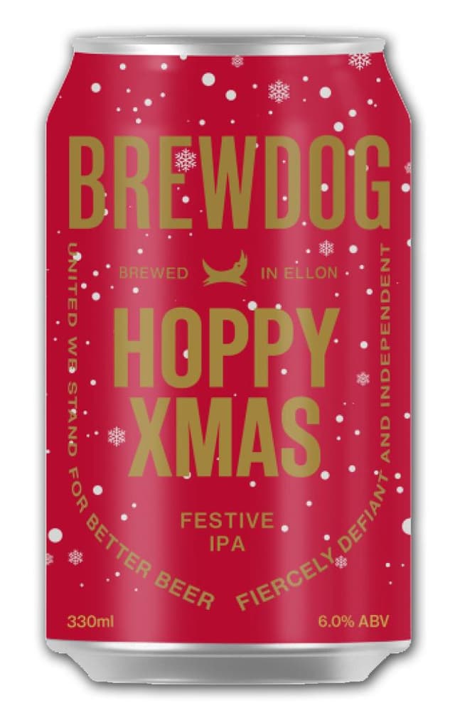 בירה ברודוג הופי כריסמס פחית