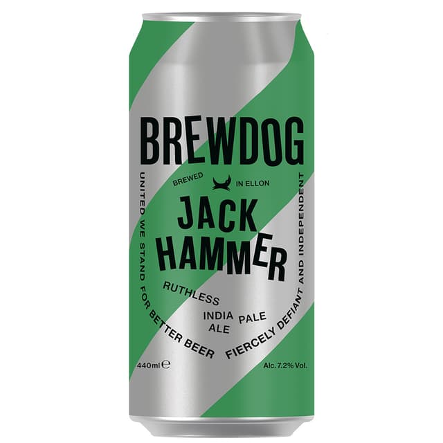 בירה ברודוג ג'ק האמר פחית 440 מ"ל