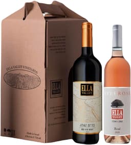 מארז יין עמק האלה אלה אדום + אוורד רוזה 622