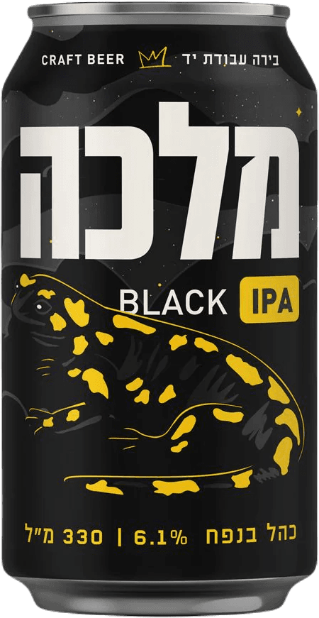 בירה מלכה בלאק אייפיאיי פחית 0.33