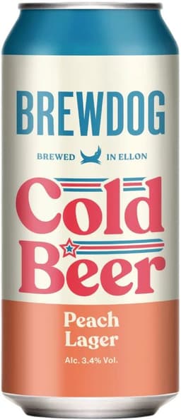 בירה ברודוג קולד ביר אפרסק ללא גלוטן