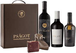 מארז יין פסגות קברנה וקינוח עם שמן זית 627