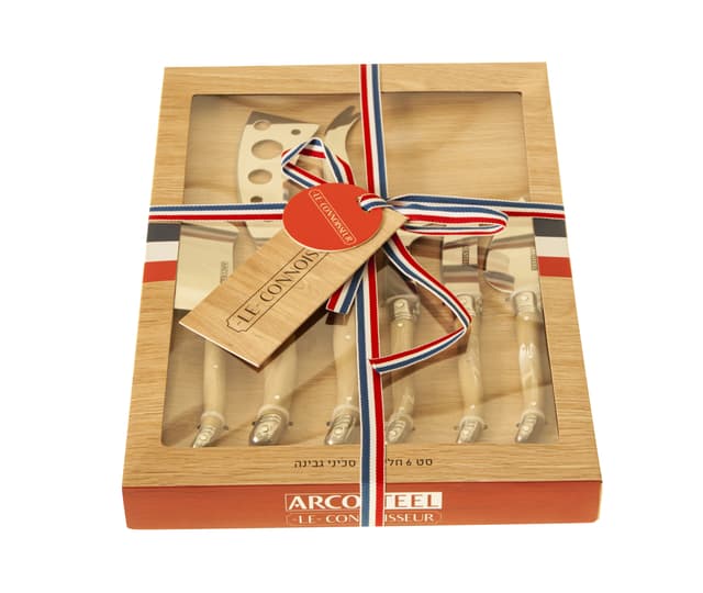 סט 6 חלקים מהודר לגבינה – ארקוסטיל ARCOSTEEL - HOM'S