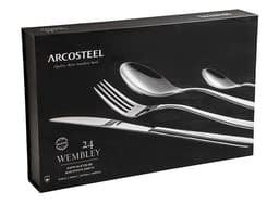 סט סכו"ם וומבלי - 24 חלקים מנירוסטה איכותית ARCOSTEEL - HOM'S