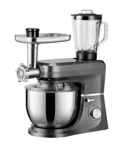 מיקסר 7 ליטר אפור 1100W+ מטחנת בשר ובלנדר