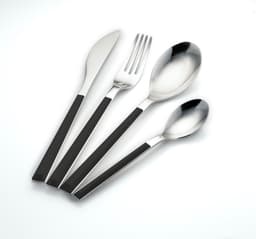 סט סכו"ם חלבי 24 חלקים SOHO שחור מבית Food appeal - HOM'S