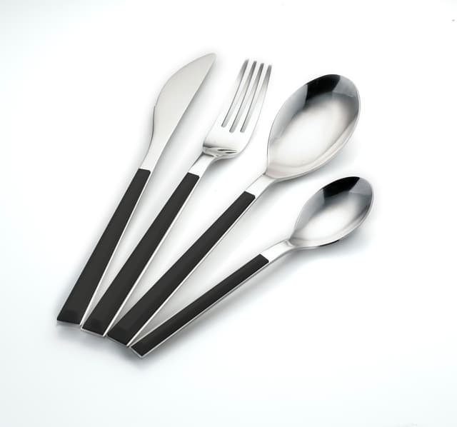 סט סכו"ם חלבי 24 חלקים SOHO שחור מבית Food appeal - HOM'S