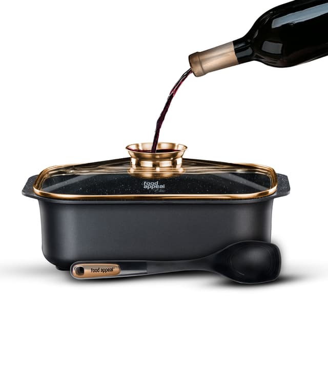 רוסטר זהב עם מכסה7.8