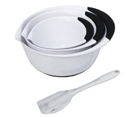 סט 3 קערות ערבול 1.4+2.8+4.7 ליטר + לקקן DOLCE ITALIANO מבית Food appeal * * - HOM'S