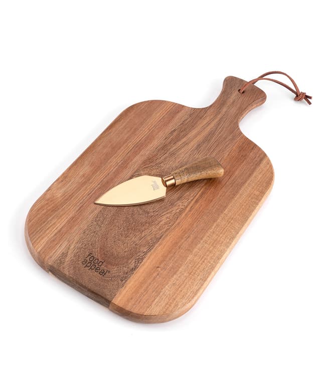 קרש וסכין גבינה 38x20x1.5 ס"מ PERCY מבית Food appeal * - HOM'S