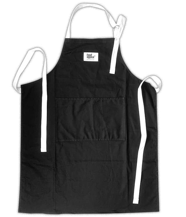 סינר מטבח שחור מבית Food Appeal