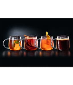 סט 4 כוסות דופן אחת MALESYA מל 400 מבית Food appeal