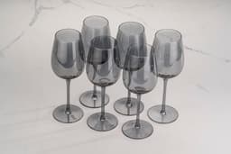 סט 6 כוסות יין בצבע שחור יוקרתי FOOD APPEAL - HOM'S