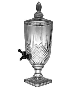 דיספנסר זכוכית לשתייה קרה בצבע אפור מעושן 3 ליטר MAISON מבית Food appeal