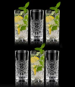 סט 6 כוסות וויסקי גבוהות 340 מ"ל DIAMOND מבית FOOD APPEAL