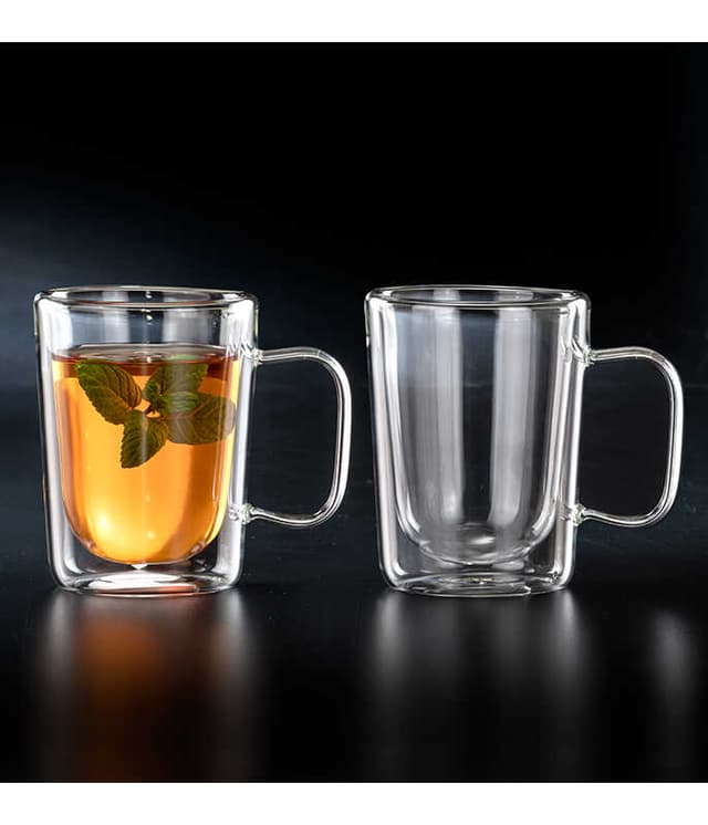 סט 2 כוסות דופן כפול