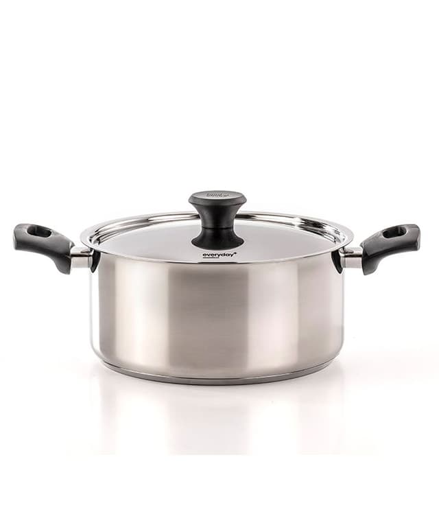 סיר נירוסטה 26 ס"מ , 6.2 ליטר EVERYDAY+ STAINLESS מבית Food appeal