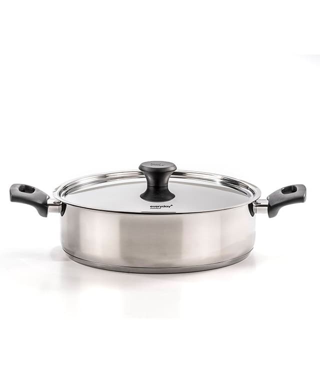 סוטאז נירוסטה 32 ס"מ, 6.3 ליטר EVERYDAY+ STAINLESS מבית Food appeal - HOM'S