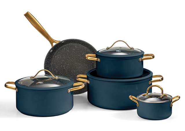 סט סירים 9 חלקים - REGAL כחול - HOM'S